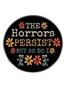 时尚可爱动物“你伤害不了我”胸针，个性卡通幽默猪培根胸针，金属雨伞合金胸针徽章