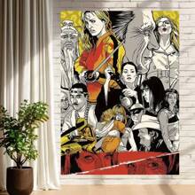 Framed K.Ill B.Ill Movie Poster Canvas Print -  Wall Art For Home Decor, Living Room, Study, Bedroom - Durable Film-Themed Canvas Poster