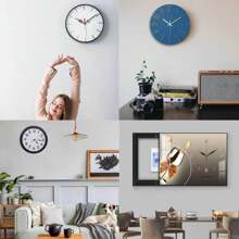 Wall Clock Silent Movement Set 1 Clock Movement + 3 Spare Hands Kitchen Clock / Alarm Clock / Clock / Clock Repair Tool Room Decor Digital Clock Bedroom Decor Dormitory Decor Back To School Home Decor - Multicolor - View 8