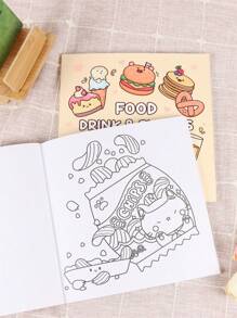 1 件食物饮料和糖果：适合成人、青少年和儿童的可爱又舒适的着色书：大胆而简单的着色（大胆、简单和可爱的着色书） - 彩色 - 查看 7