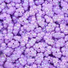 10pcs Acrylic Cloud Shaped Beads, For DIY Crafts, Keychain And Phone Strap Accessories