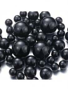 6050pcs Artificial Floating Pearls - Non Porous Plastic Pearls For Vase Filling - Glossy Decorative Pearls For Center Decorations, DIY Weddings, Parties, Birthdays, Anniversaries, Christmas Decorations[Excluding Vase, DIY Required]