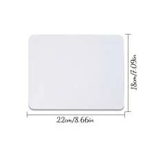 Personalized Custom Photo Sublimation Blank Mouse Pad Sublimation Transfer Sublimation Blank Mouse Pad Anti-Slip Bottom 22 Cm/8. Inches*18 Cm/7 Inches Back To School - Multicolor - View 2