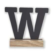 1pc 3.9 Inch Rustic Wooden Alphabet Letter For Home Decor Birthday,Christmas,Graduation,Bridal Shower,Wedding,Anniversary Party Supplies And Room Decoration