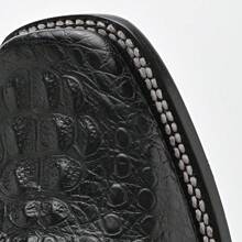 Trankas Boots Leather Cowboy Boots With Black And Blue Leather Soles, Sizes 25 To 29 - 黑色 - 查看 7