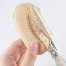 5pcs/Set - 2pcs Beige Toe Cushion, 3pcs Black Heel Grip, Thickened Shoe Inserts To Reduce Shoe Size, Foot Protection Pads For High Heels, Prevent Friction & Slippage