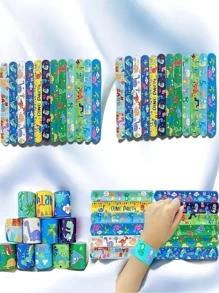 5/10/20 Stücke Dinosaurier Armband - bunte Armbänder für junge Leute, geeignet für Partys, Klassenraum-Belohnungen und Geburtstagsgeschenke