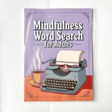 1 Book Of Mindfulness Word Search For Adults, Meditation And Concentration Exercise Notepad, Perfect Gift For Birthdays, Mother's Day, Family Gatherings And More,School Supplies,Back To School