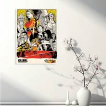 Framed K.Ill B.Ill Movie Poster Canvas Print -  Wall Art For Home Decor, Living Room, Study, Bedroom - Durable Film-Themed Canvas Poster