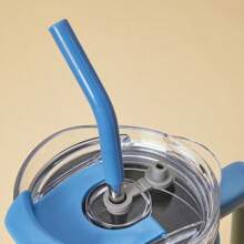 Miniso 1pc 1600ml/54.11oz Minions Series Jumbo Capacity Straw Tumbler, Cute Cartoon Portable Daily Cup - Yellow - View 6