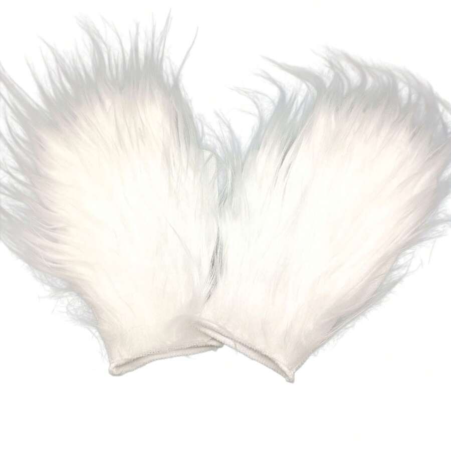 Women Full Finger Gloves - 白色 - 查看 1