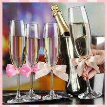 150 Meter 6 Pack grünes Satinband in verschiedenen Uni-Farben für Basteleien, Weihnachten, Geschenkverpackung, Hochzeit, Blumensträuße, Einladungen, Haarschleifen