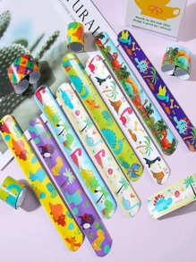 5/10/20 Stücke Dinosaurier Armband - bunte Armbänder für junge Leute, geeignet für Partys, Klassenraum-Belohnungen und Geburtstagsgeschenke