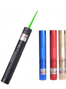 Puntero láser de largo alcance tecnología avanzada profesional portátil conferencia presentación puntero retráctil resistente alta precisión papelería escolar oficina gadget regalo - Rojo - Ver 3
