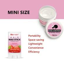 4pcs/Set Long Lasting Non-Flaky Edge Control Silky Hair Wax Stick + Hair Band + Comb - 4pcs Travel Size - View 3