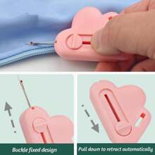 1 件 2 合 1 可调节接缝指南，内置接缝拆除器，2025 缝纫机用新型磁性接缝指南，2 合 1 穿线器接缝拆除器，适合工艺爱好者