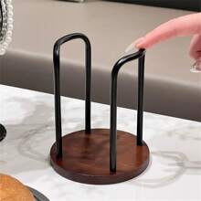 1 pieza Base de madera multifuncional para sostener y organizar tazas