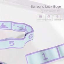 1 Stück Fitnessgurt, 8-Ring elastisches Yoga Dehnband, Pilates Dehnband, elastisches Fitnessband, Beindehnband, Übungs-Dehnwiderstandsband, lateinamerikanisches elastisches Yoga Dehnwiderstandsband, geeignet für Tanz, Gymnastik, Fitness, Yoga