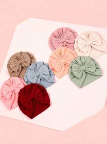 8 colores 2 estilos de diademas bordadas para otoño/invierno con decoración de lazo, adecuadas para bebés de 1 a 12 meses, ropa para recién nacidos niños y niñas, de tela elástica de punto, accesorios lindos para bebés, conjuntos para niñas, mejor regalo para fiestas