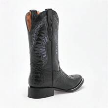 Trankas Boots Leather Cowboy Boots With Black And Blue Leather Soles, Sizes 25 To 29 - 黑色 - 查看 2