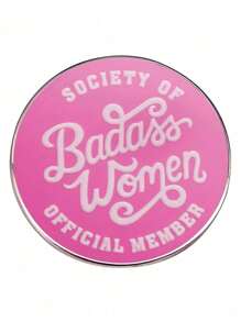 时尚可爱动物“你伤害不了我”胸针，个性卡通幽默猪培根胸针，金属雨伞合金胸针徽章