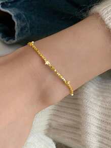 Pulsera de  de estrella personal minimalista de plata de ley 925, nuevo regalo de joyas de lujo y ligeras