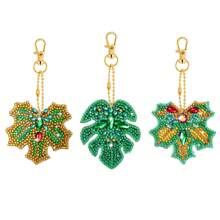Diamond Painting Keychain Kit, Diamond Art Keychain, Diamond Painting Kit For Children, Bag Keychain Ornament, 5D Double-Sided Dot Diamond Butterfly And Heart Keychain, Suitable For Kids And Adults, DIY Craft
