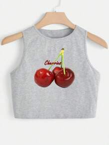 Custom Women's Short Tank Top - Add Your Own Text And Photos (Fruits/Photos/Friends Photos/Selfies/Favorite Patterns/Pets), Design Your Own Personalized Prints