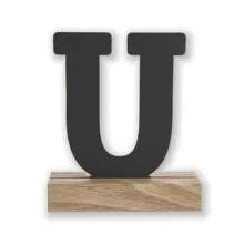 1pc 3.9 Inch Rustic Wooden Alphabet Letter For Home Decor Birthday,Christmas,Graduation,Bridal Shower,Wedding,Anniversary Party Supplies And Room Decoration