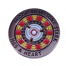 Arc Reactor Badge - Silver - View 1