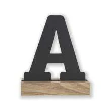 1pc 3.9 Inch Rustic Wooden Alphabet Letter For Home Decor Birthday,Christmas,Graduation,Bridal Shower,Wedding,Anniversary Party Supplies And Room Decoration