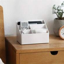 1 Stück Aufbewahrungsbox für den Desktop für Wohnzimmer oder Büro, kann für Unordnung, Fernbedienungen und Kosmetik verwendet werden, leicht aufzuräumen im Studentenwohnheim