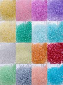 1300 颗 2 毫米闪亮珠子，像灯泡，适合 DIY 手工手链、戒指、项链、日常佩戴或赠送给朋友，也可用于服装编织以打造时尚