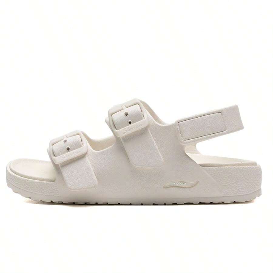 Skechers FOAMIES 女式轻便休闲模压凉鞋，舒适一脚蹬凉鞋 111597-WHT - 白色 - 查看 1