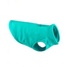 Comfortable Winter Fleece Dog Coat - Warm Puppy Jacket For French Bulldogs, Pugs, Small Chihuahuas, Soft Slip-On Pet Outerwear (Pink/Green/Brown/Red/Blue/Purple/Grey/Black) - All-Season Christmas Gift, Small Dog Winter Clothing, Elastic Comfort Strap EHP7 - 深天藍 - 查看 12