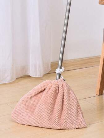 家居生活、家庭清洁与个人护理、清洁用品配件、纯色多用途扫帚套、地板拖把套、可重复使用拖把套、超细纤维吸水拖把布、家居清洁配件、柔软扫帚套布、软毛吸水拖把扫帚布、干湿两用除尘套