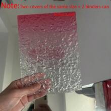 A5 A6 Water Wave Customized Cover Loose Leaf Binder, Multi-Color 6 Holes, Pink Purple Green Acrylic Cover Options, Cover And Portable Size, With Inner Pages & Refills, Suitable For School, Office, Planner, Travel Photo, Note Taking, Creative Writing, DIY Albums, Memo Pads, Travel Journals, Cash Check Holders,School Supplies,Back To School