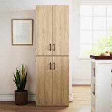 72 Inch 4 Door Storage Cabinet, Home Storage Cabinet
