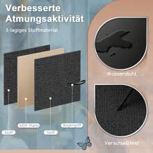 Chest Of Drawers - Chests Of Drawers & Sideboards Suitable For Bedrooms, Chest Of Drawers With 5 Drawers, Fabric Chest Of Drawers With Sturdy Steel Frame, Ideal For Bedrooms, Living Rooms, Lockers - màu đen - Xem 5