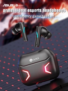 ASUS 华硕耳机 全新入耳式 超长续航 内置麦克风 无线通话 接听挂断 多功能操作 触控 音乐 游戏 带充电座 - 均碼 - 查看 2