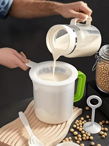 1pc 200 Mesh Reusable Fine Mesh Strainer - Unbleached Nylon Gauze Kitchen Filter, Suitable For Almond Milk, Soy Milk, Coffee, Yogurt, Juice, Tea, Honey Filtration - Perfect For Home Cooking, Camping And Coffee Lovers, Multi-Functional Filter, Soy Milk Strainer, Juice Filter, Food Strainer - Multicolor - View 5