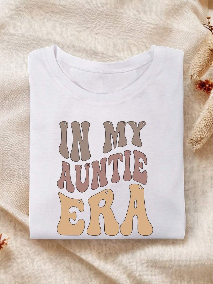 In My Auntie Era Shirt, Auntie Shirt, Aunt Shirt, Gift For Aunts, Favorite Aunt Shirt, Aunt Gift From Niece, Cool Aunt Shirt SSN-1120