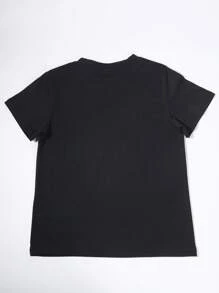 [Customized] BIRTHDAY Butterfly Number Birthday Custom Name Printed Creative Tee, Girls Children's Sports Casual Short Sleeve Top, Fast Delivery