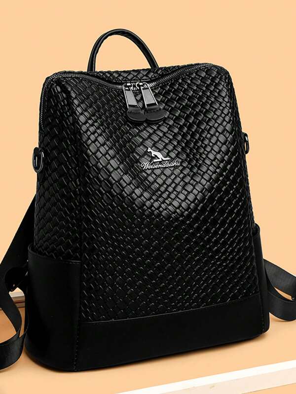 Luxury Women's Designer Brand Backpack With Large Capacity And Multifunctional Travel Backpack High Quality Leather Girl