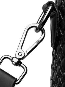 Luxury Women's Designer Brand Large Capacity Multifunctional Travel Backpack, High-Quality Leather Material, Suitable For Girls And Students - Black - View 7