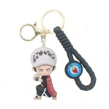 ONE PIECE 44 款海贼王 PVC 玩偶钥匙扣吊坠蒙奇·D·托尼托尼·乔巴索隆可爱包挂配件周边礼物海贼王卡哇伊动漫人物玩偶模型玩具 6-8 厘米/2.36-3.15 英寸 - 彩色 - 查看 29