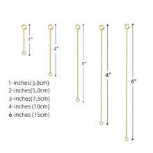 1/2Pcs Necklace Extenders For Women Durable Strong Removable Necklace Bracelet Anklet Extension Jewelry Making Chains