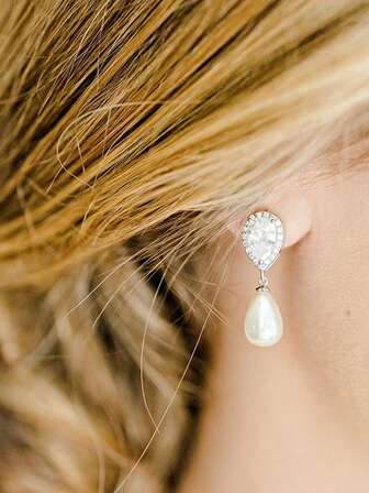 New European & American Style Casual Copper Tassel Long Teardrop Shape Statement Earrings, Versatile Earring Accessories For All Seasons