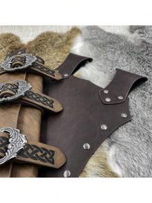 1 Pieza Rana de espada medieval, Funda de espada vintage de la Edad Media, Funda ajustable de mercenario caballero para Halloween