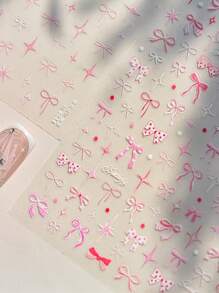 1pc 5D Nail Art Stickers Fragment Shell Light Butterfly High Quality Nail Stickers Spring Nail Art Decal Design Manicure